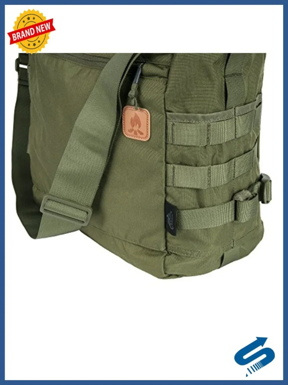 17L Bushcraft Satchel with MOLLE, Cordura Nylon, Water-Repellent